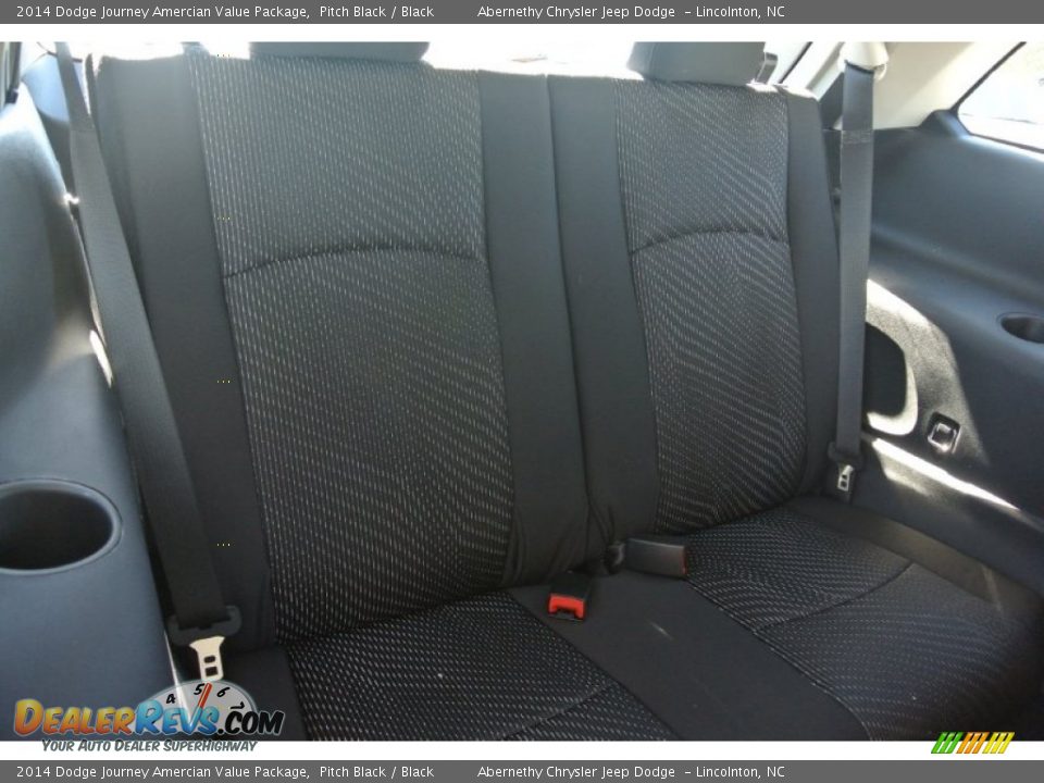 2014 Dodge Journey Amercian Value Package Pitch Black / Black Photo #16