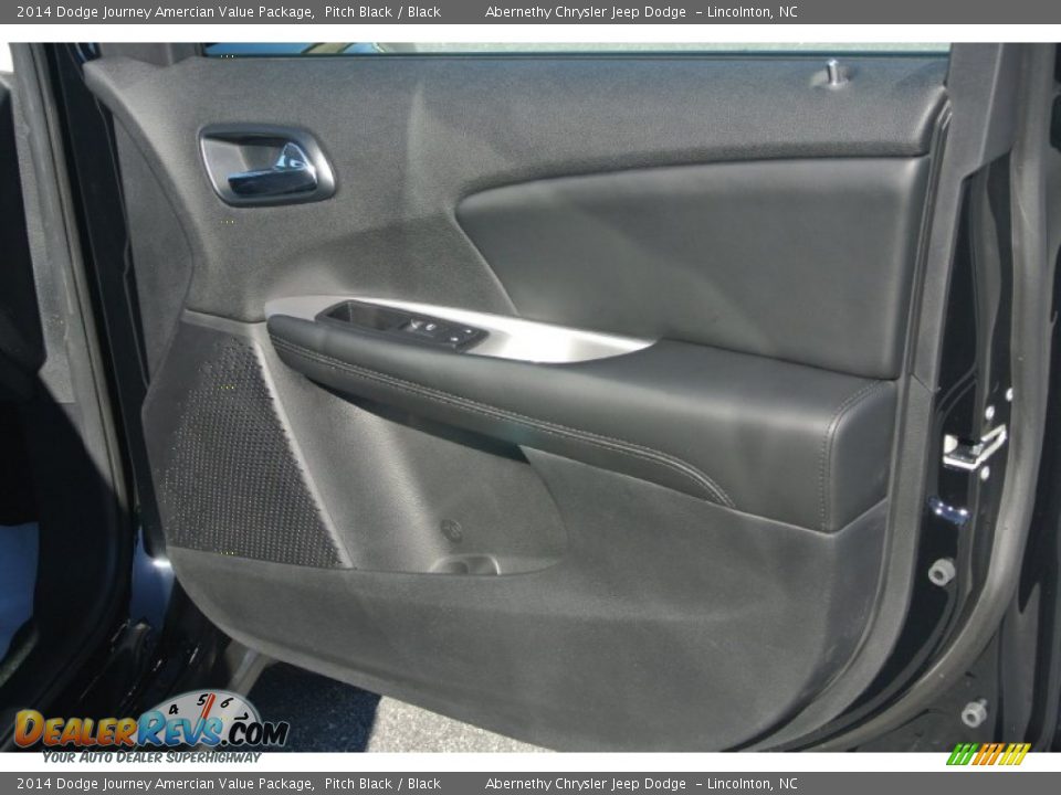 2014 Dodge Journey Amercian Value Package Pitch Black / Black Photo #18