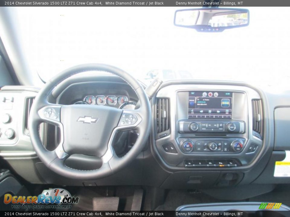 2014 Chevrolet Silverado 1500 LTZ Z71 Crew Cab 4x4 White Diamond Tricoat / Jet Black Photo #10