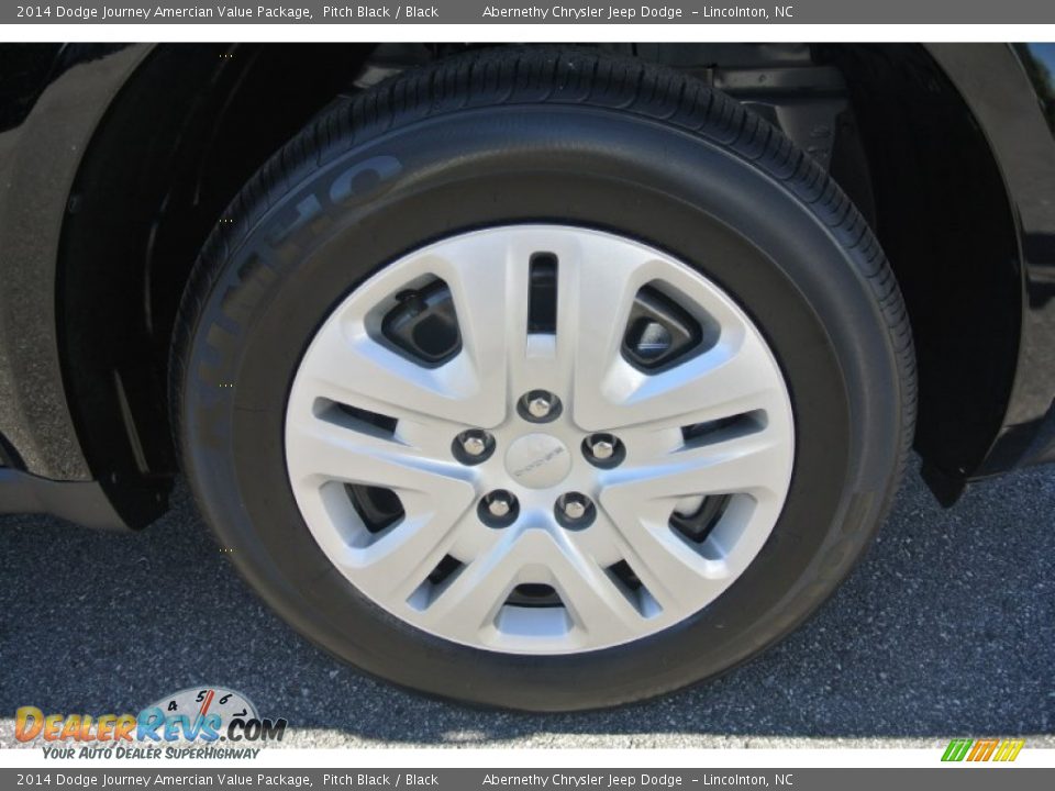 2014 Dodge Journey Amercian Value Package Pitch Black / Black Photo #19