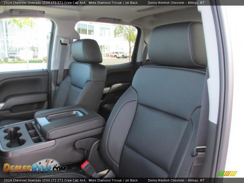 2014 Chevrolet Silverado 1500 LTZ Z71 Crew Cab 4x4 White Diamond Tricoat / Jet Black Photo #11