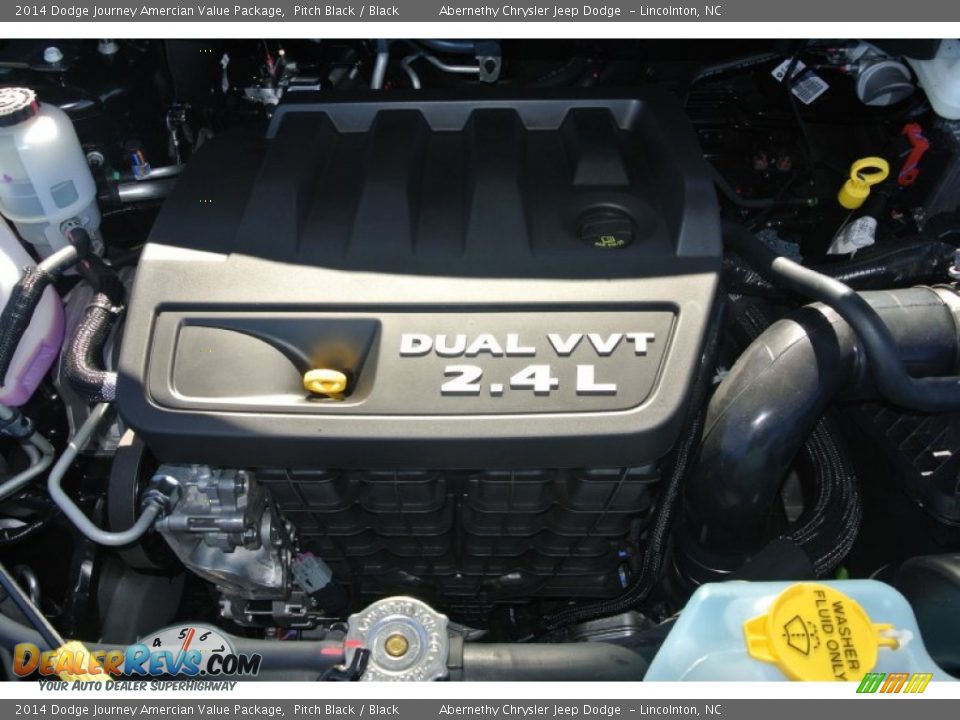 2014 Dodge Journey Amercian Value Package Pitch Black / Black Photo #20
