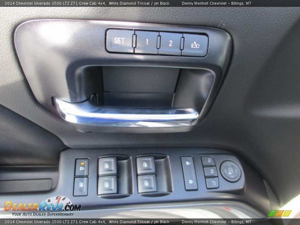 2014 Chevrolet Silverado 1500 LTZ Z71 Crew Cab 4x4 White Diamond Tricoat / Jet Black Photo #12