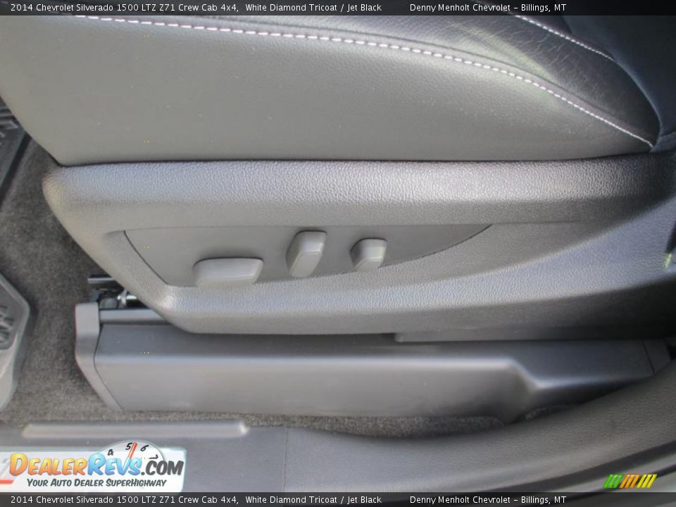 2014 Chevrolet Silverado 1500 LTZ Z71 Crew Cab 4x4 White Diamond Tricoat / Jet Black Photo #13