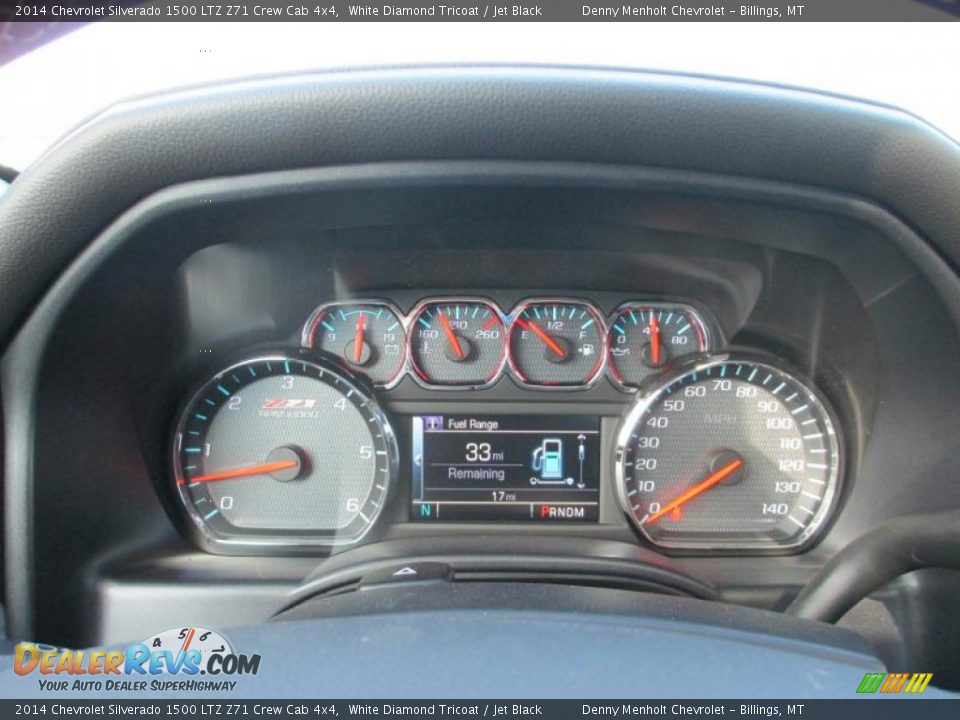 2014 Chevrolet Silverado 1500 LTZ Z71 Crew Cab 4x4 White Diamond Tricoat / Jet Black Photo #16