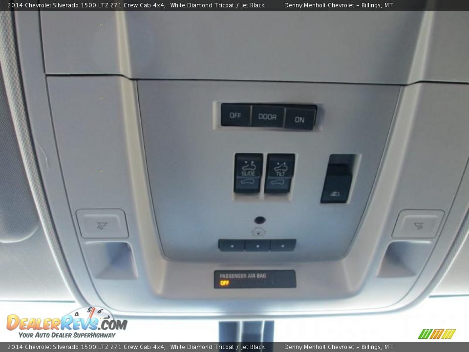 2014 Chevrolet Silverado 1500 LTZ Z71 Crew Cab 4x4 White Diamond Tricoat / Jet Black Photo #19