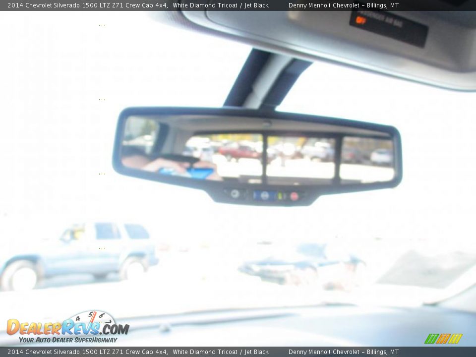 2014 Chevrolet Silverado 1500 LTZ Z71 Crew Cab 4x4 White Diamond Tricoat / Jet Black Photo #20