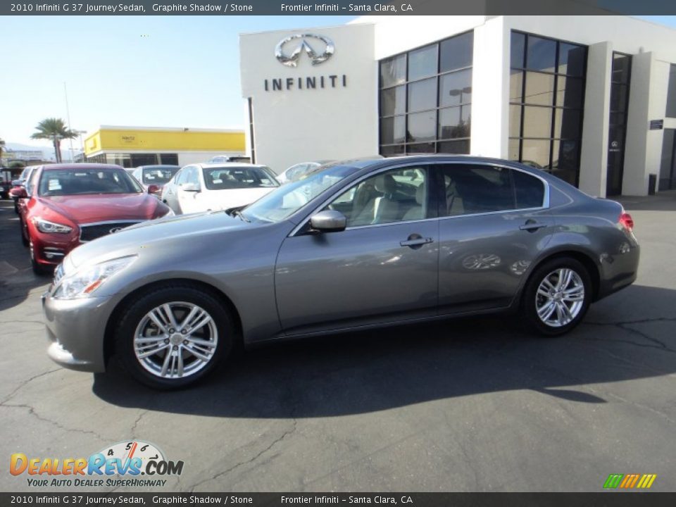 2010 Infiniti G 37 Journey Sedan Graphite Shadow / Stone Photo #1