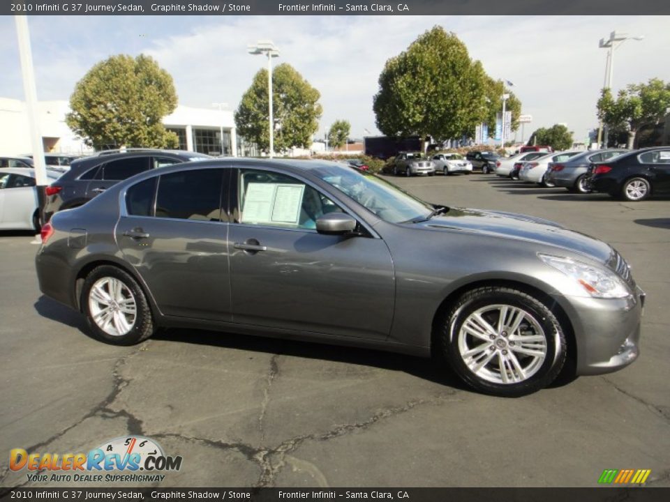 2010 Infiniti G 37 Journey Sedan Graphite Shadow / Stone Photo #3