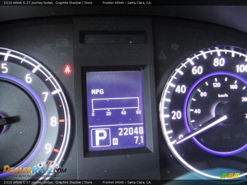 2010 Infiniti G 37 Journey Sedan Graphite Shadow / Stone Photo #5