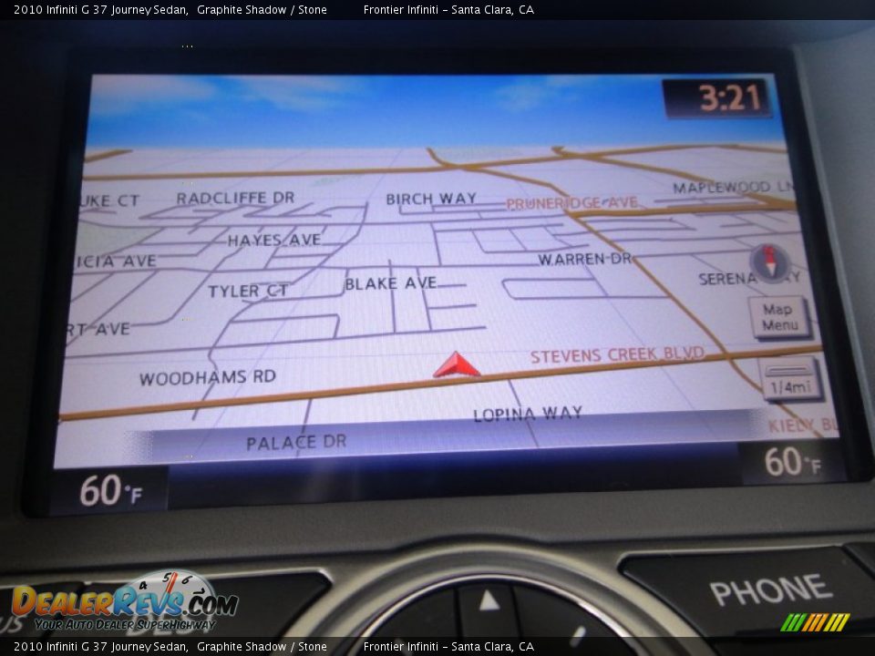 2010 Infiniti G 37 Journey Sedan Graphite Shadow / Stone Photo #7