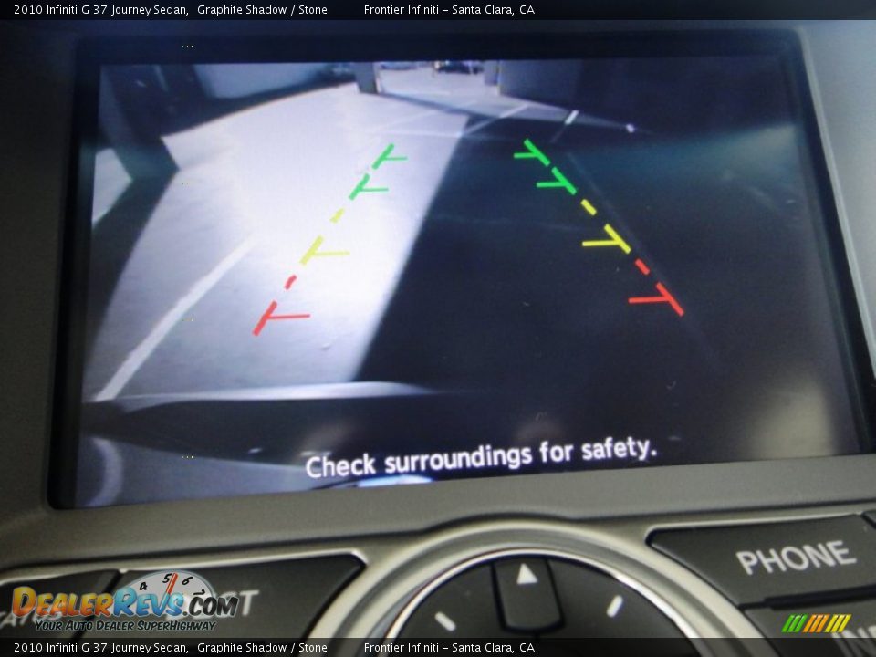 2010 Infiniti G 37 Journey Sedan Graphite Shadow / Stone Photo #9