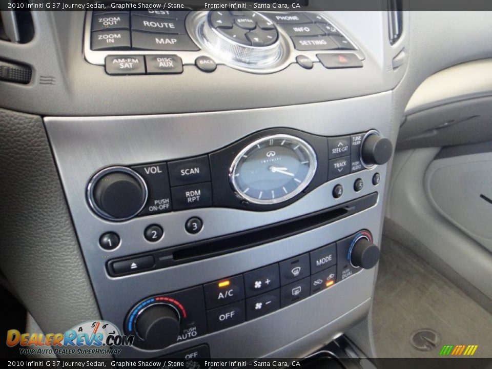 2010 Infiniti G 37 Journey Sedan Graphite Shadow / Stone Photo #10
