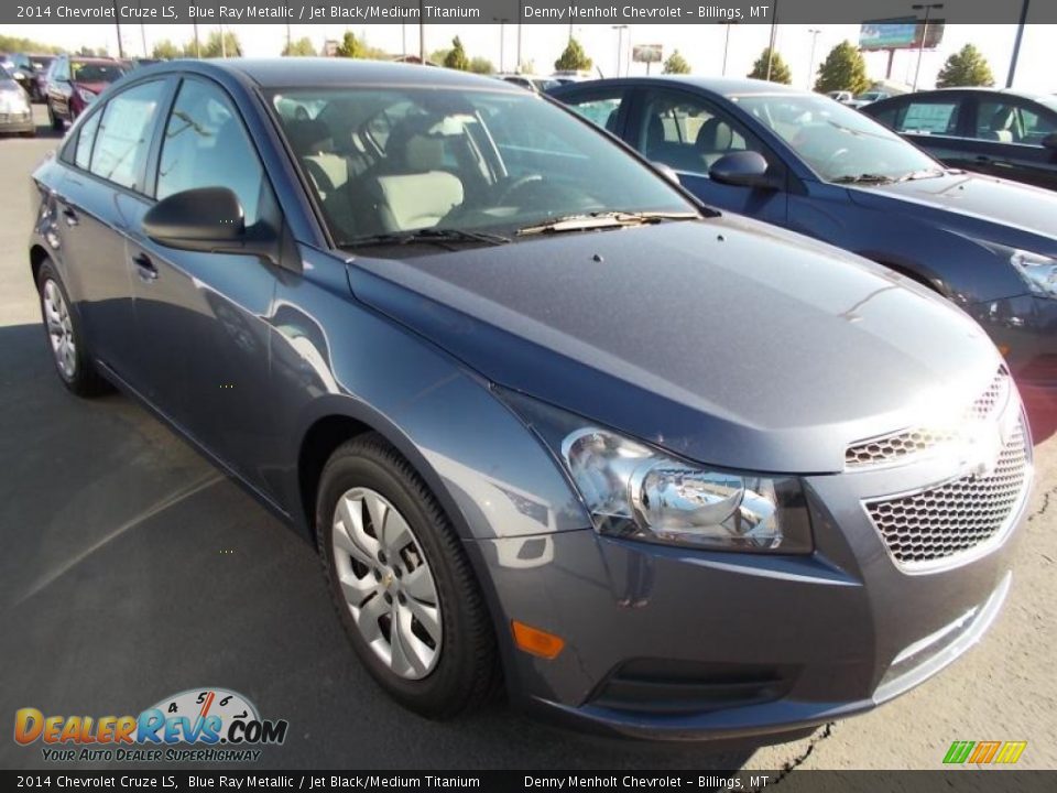 2014 Chevrolet Cruze LS Blue Ray Metallic / Jet Black/Medium Titanium Photo #1