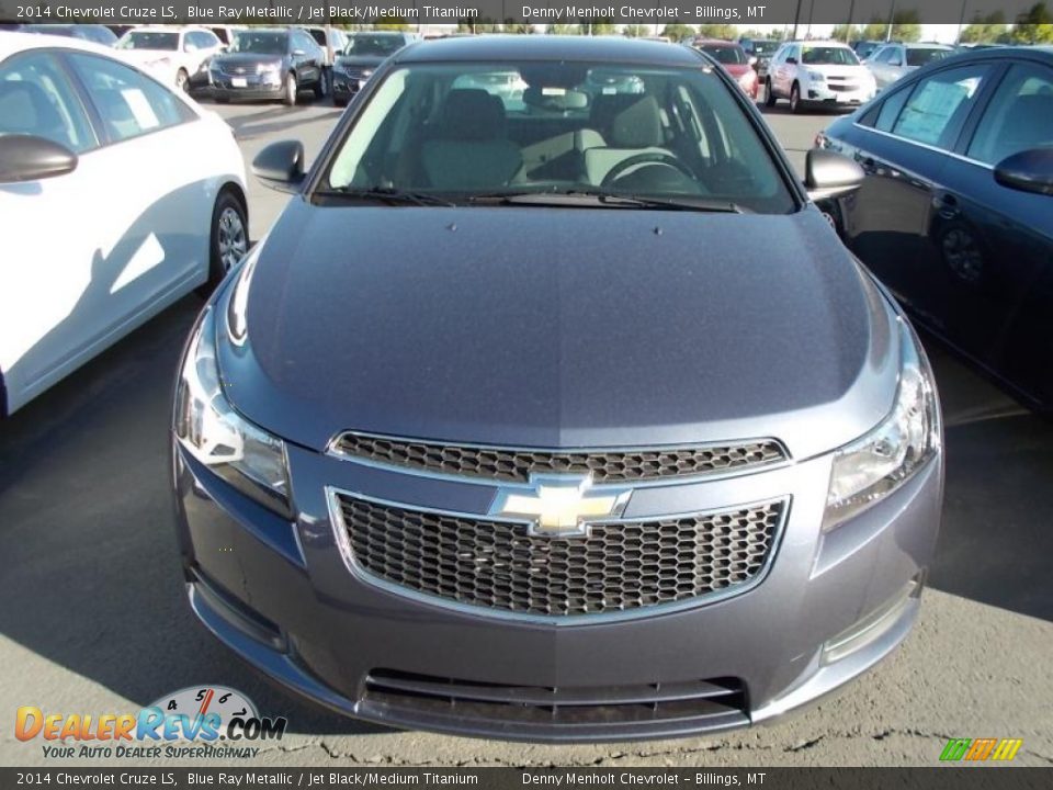 2014 Chevrolet Cruze LS Blue Ray Metallic / Jet Black/Medium Titanium Photo #4
