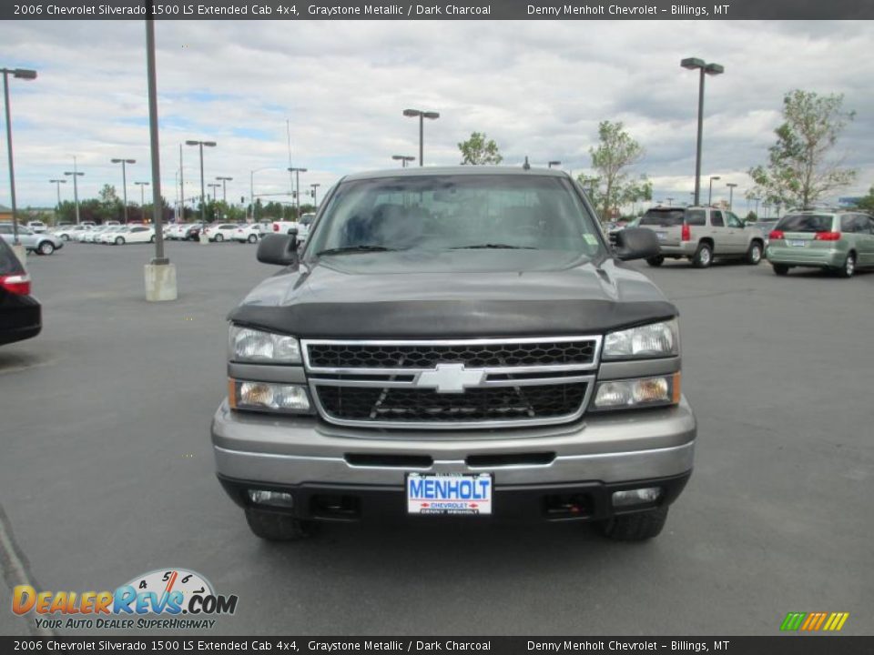 2006 Chevrolet Silverado 1500 LS Extended Cab 4x4 Graystone Metallic / Dark Charcoal Photo #8