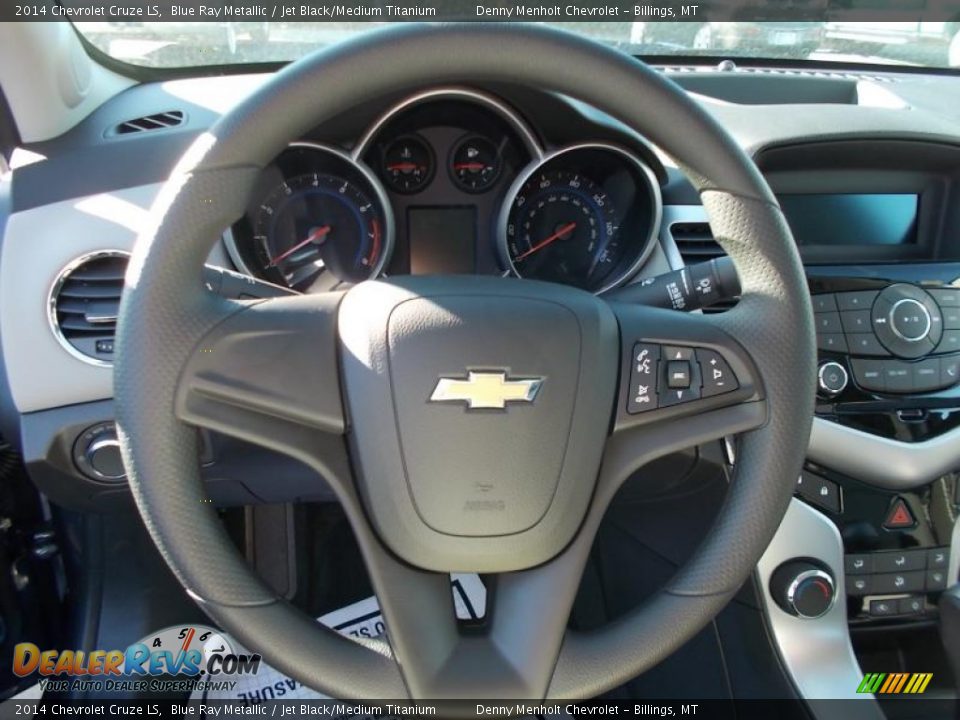 2014 Chevrolet Cruze LS Blue Ray Metallic / Jet Black/Medium Titanium Photo #13