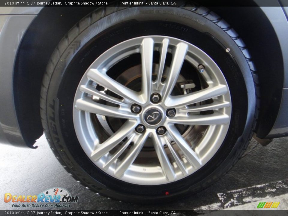 2010 Infiniti G 37 Journey Sedan Graphite Shadow / Stone Photo #21