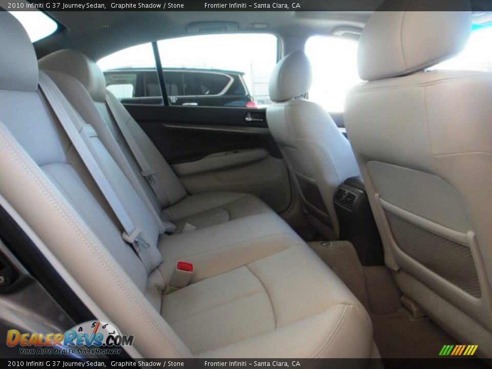 2010 Infiniti G 37 Journey Sedan Graphite Shadow / Stone Photo #22