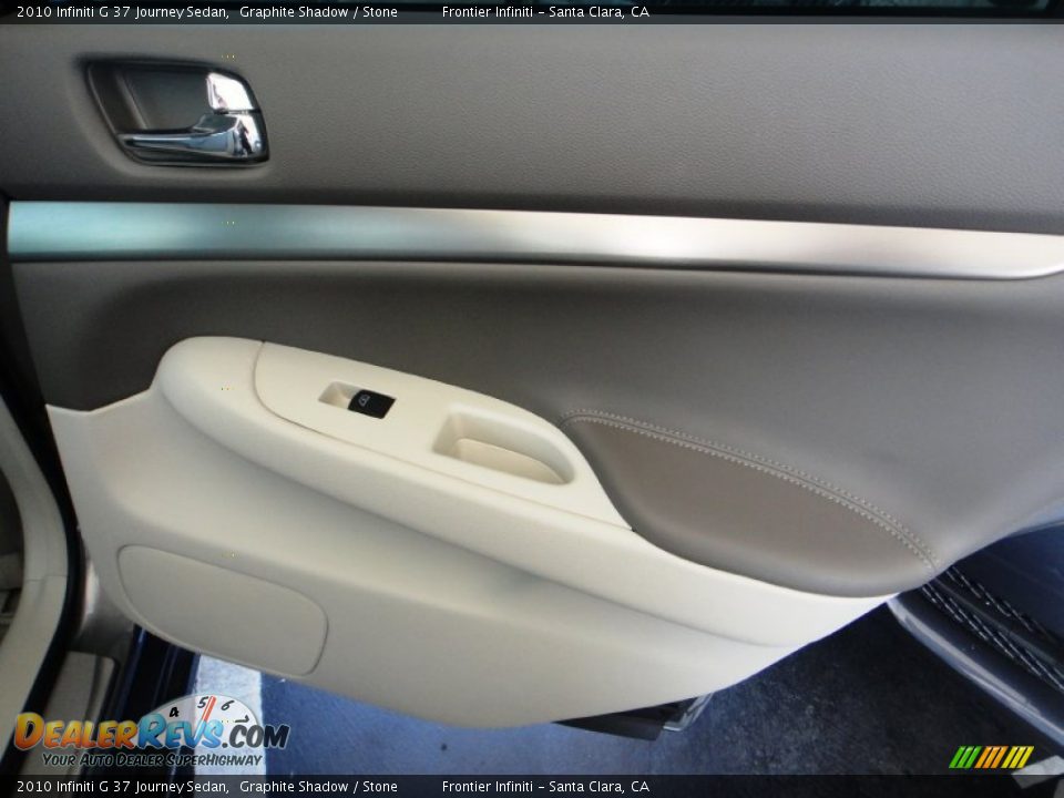 2010 Infiniti G 37 Journey Sedan Graphite Shadow / Stone Photo #23