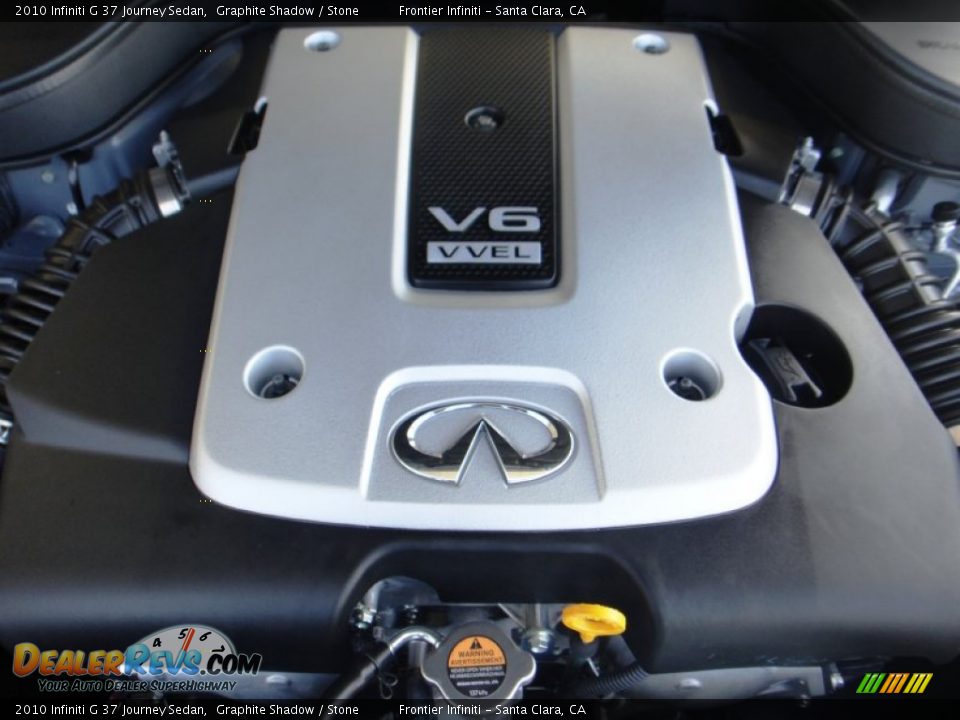 2010 Infiniti G 37 Journey Sedan Graphite Shadow / Stone Photo #27