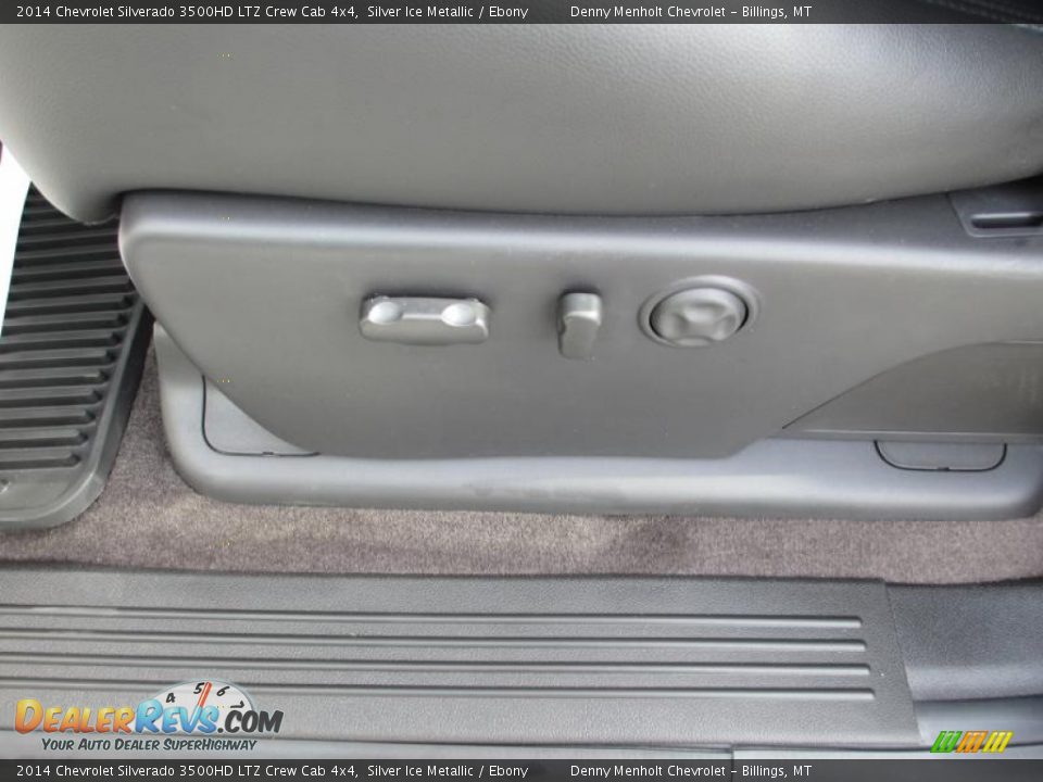 2014 Chevrolet Silverado 3500HD LTZ Crew Cab 4x4 Silver Ice Metallic / Ebony Photo #9