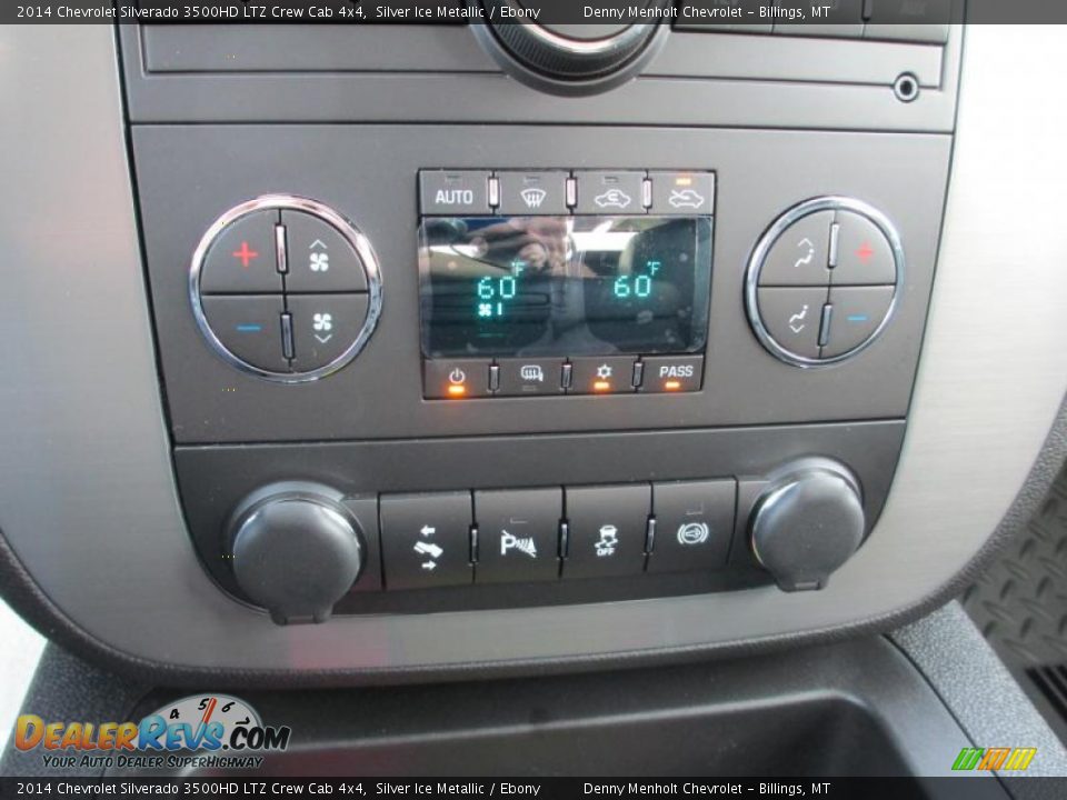 2014 Chevrolet Silverado 3500HD LTZ Crew Cab 4x4 Silver Ice Metallic / Ebony Photo #13