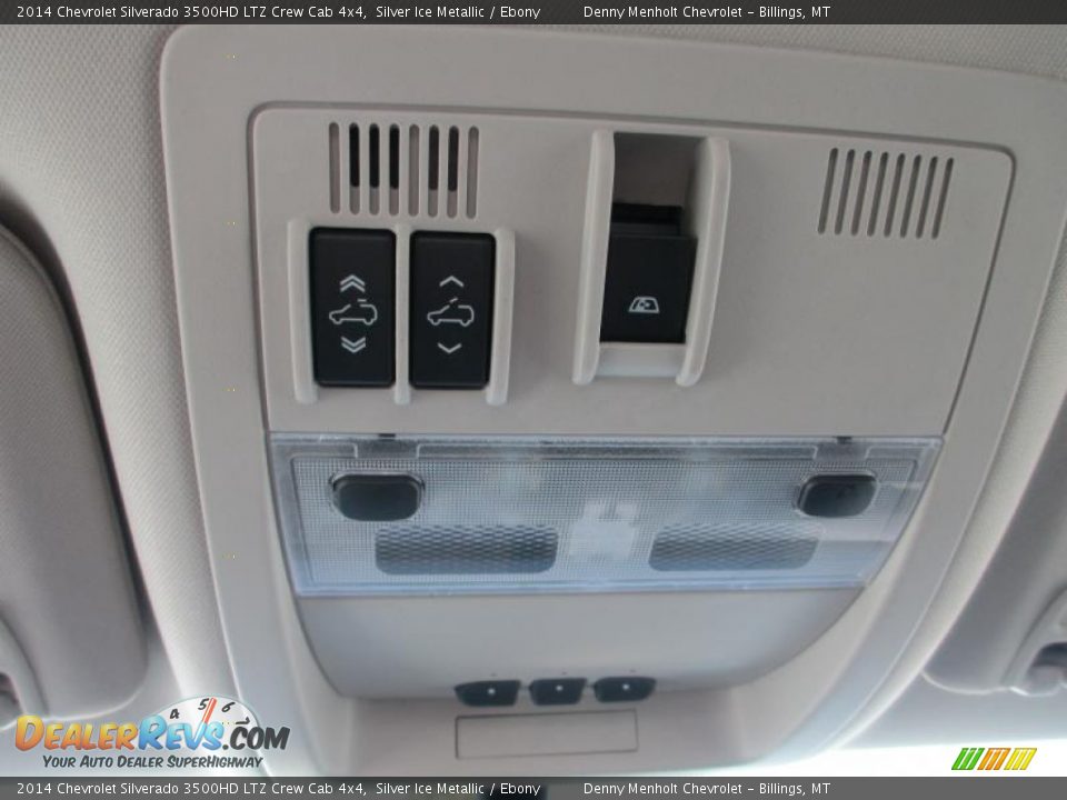 2014 Chevrolet Silverado 3500HD LTZ Crew Cab 4x4 Silver Ice Metallic / Ebony Photo #14