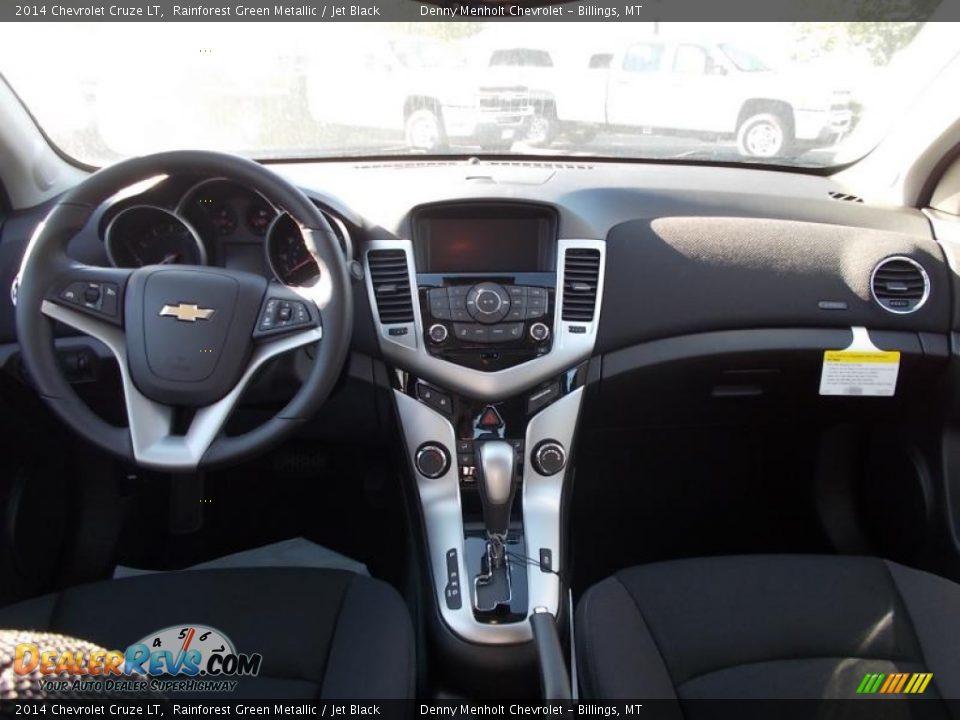 2014 Chevrolet Cruze LT Rainforest Green Metallic / Jet Black Photo #6