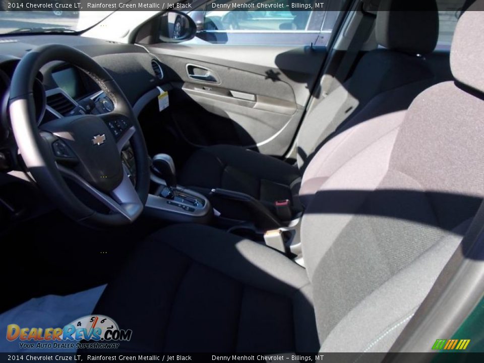 2014 Chevrolet Cruze LT Rainforest Green Metallic / Jet Black Photo #9