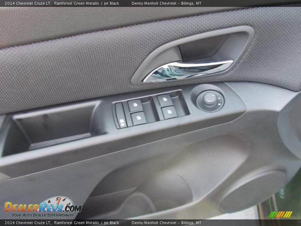 2014 Chevrolet Cruze LT Rainforest Green Metallic / Jet Black Photo #10