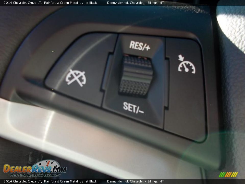 2014 Chevrolet Cruze LT Rainforest Green Metallic / Jet Black Photo #14
