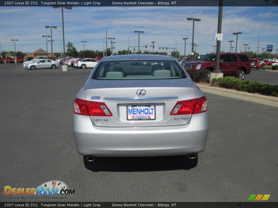 2007 Lexus ES 350 Tungsten Silver Metallic / Light Gray Photo #3