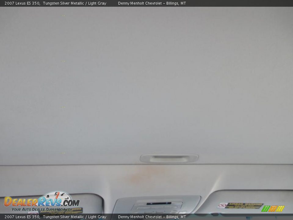 2007 Lexus ES 350 Tungsten Silver Metallic / Light Gray Photo #8