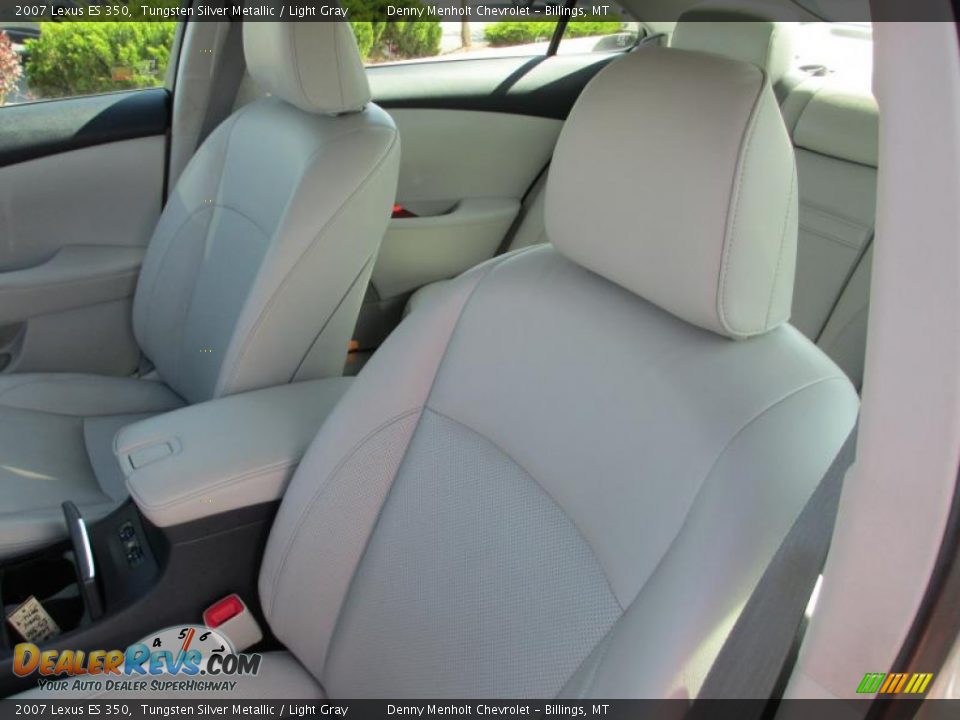 2007 Lexus ES 350 Tungsten Silver Metallic / Light Gray Photo #10