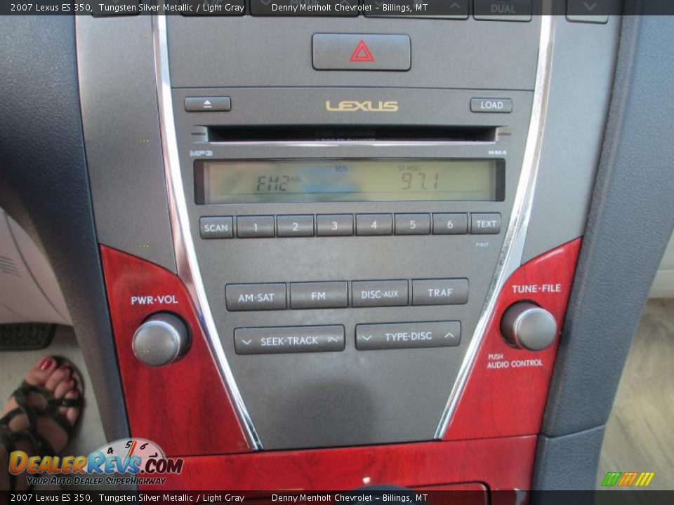 2007 Lexus ES 350 Tungsten Silver Metallic / Light Gray Photo #15