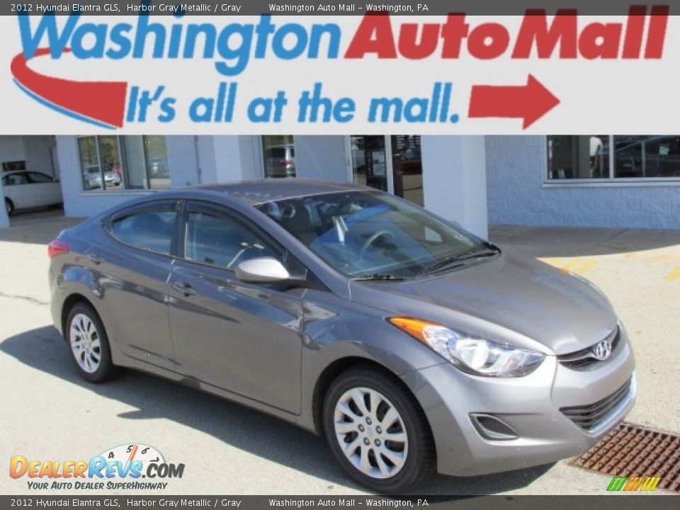 2012 Hyundai Elantra GLS Harbor Gray Metallic / Gray Photo #1