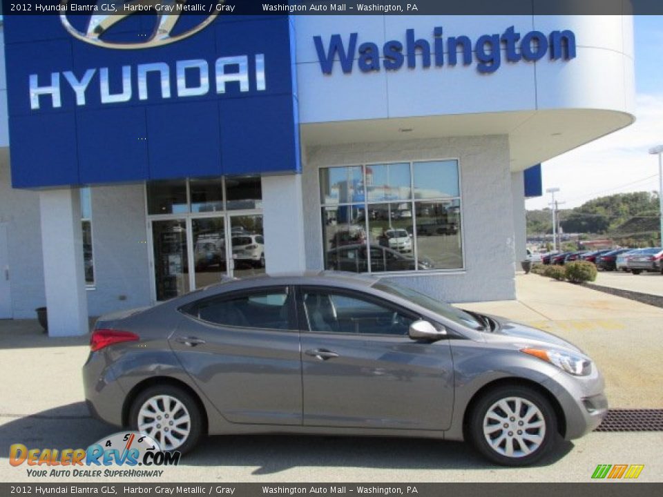 2012 Hyundai Elantra GLS Harbor Gray Metallic / Gray Photo #2