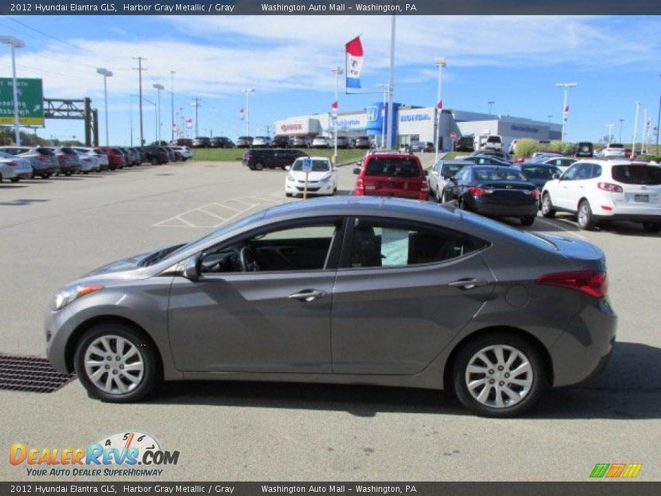 2012 Hyundai Elantra GLS Harbor Gray Metallic / Gray Photo #6