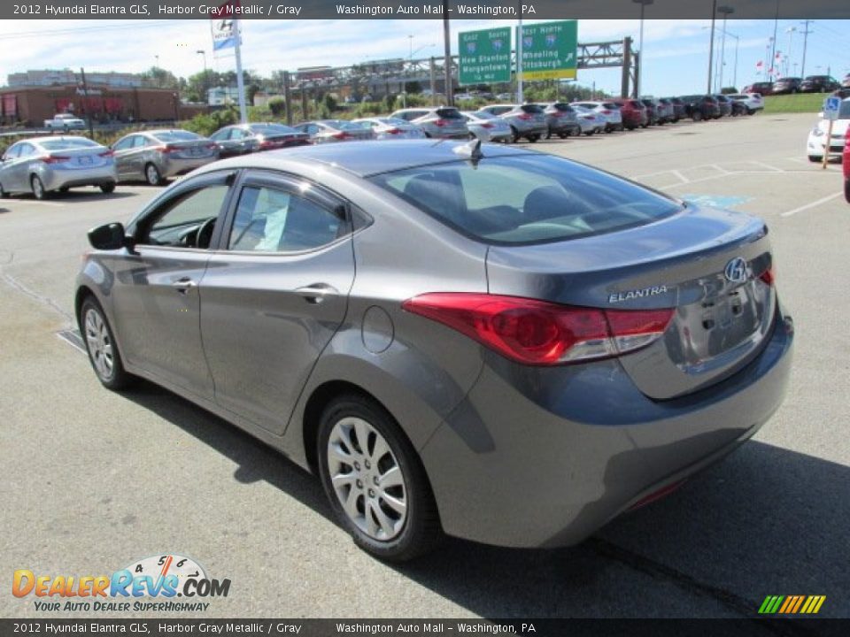 2012 Hyundai Elantra GLS Harbor Gray Metallic / Gray Photo #7