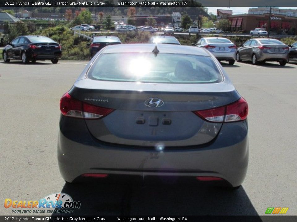 2012 Hyundai Elantra GLS Harbor Gray Metallic / Gray Photo #8