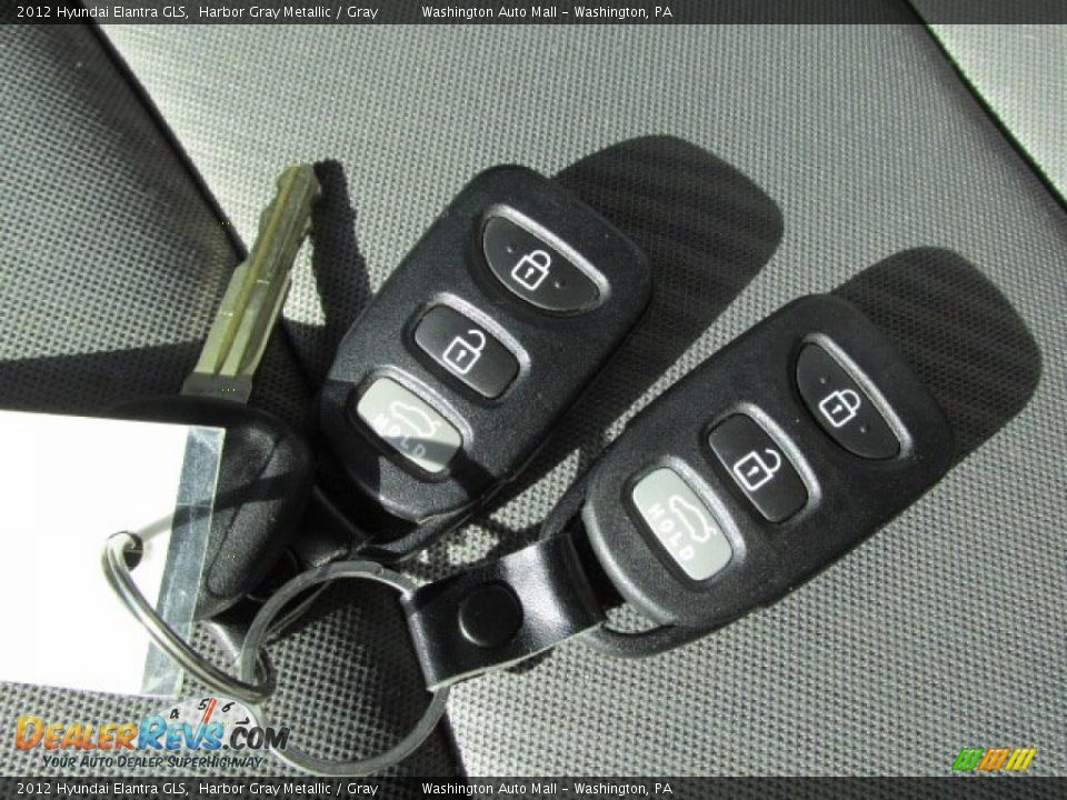 2012 Hyundai Elantra GLS Harbor Gray Metallic / Gray Photo #18