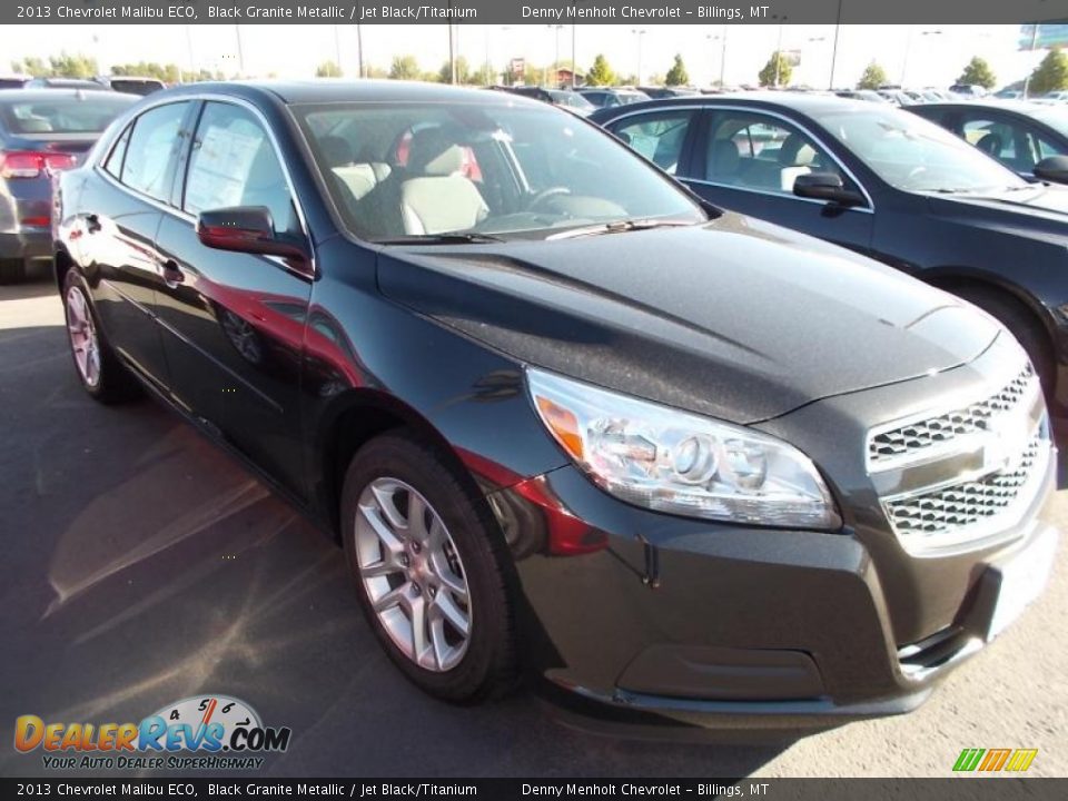 2013 Chevrolet Malibu ECO Black Granite Metallic / Jet Black/Titanium Photo #1