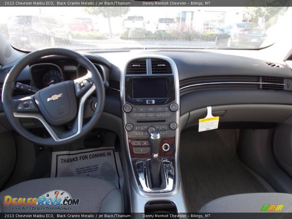 2013 Chevrolet Malibu ECO Black Granite Metallic / Jet Black/Titanium Photo #6