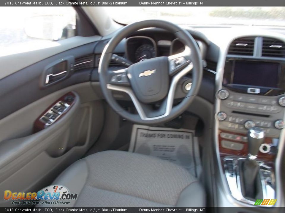 2013 Chevrolet Malibu ECO Black Granite Metallic / Jet Black/Titanium Photo #7
