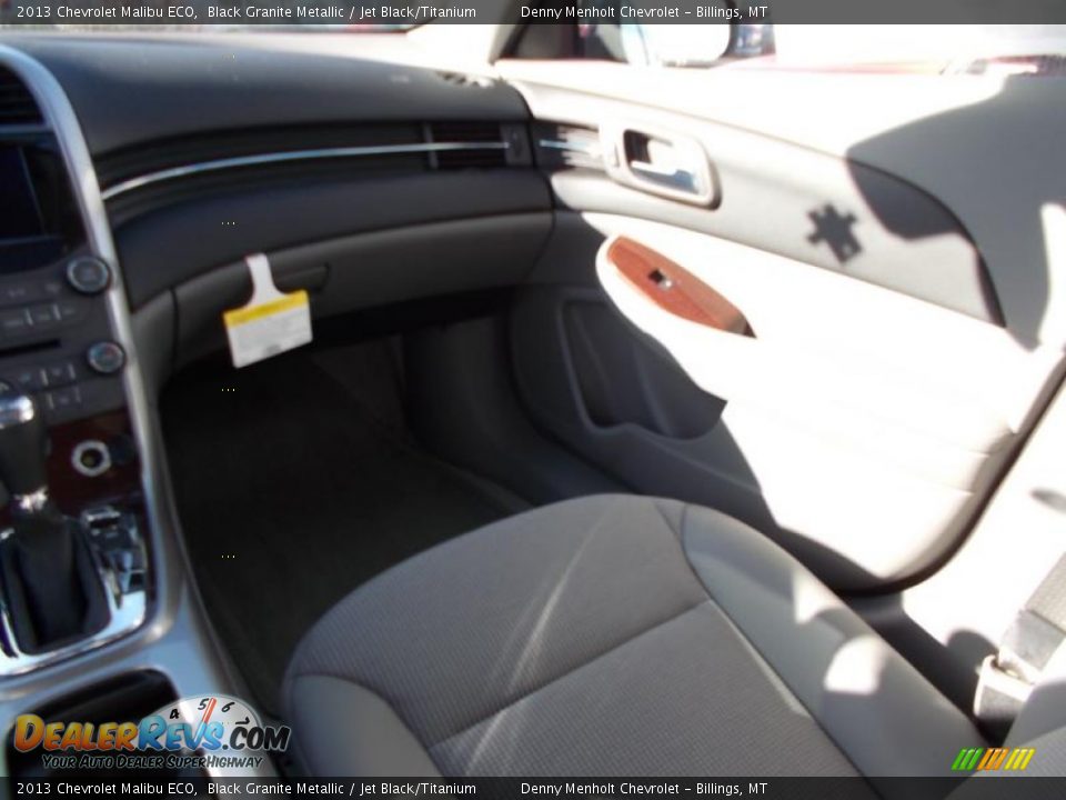 2013 Chevrolet Malibu ECO Black Granite Metallic / Jet Black/Titanium Photo #8