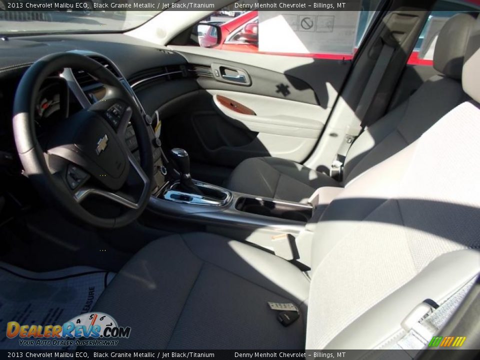 2013 Chevrolet Malibu ECO Black Granite Metallic / Jet Black/Titanium Photo #9