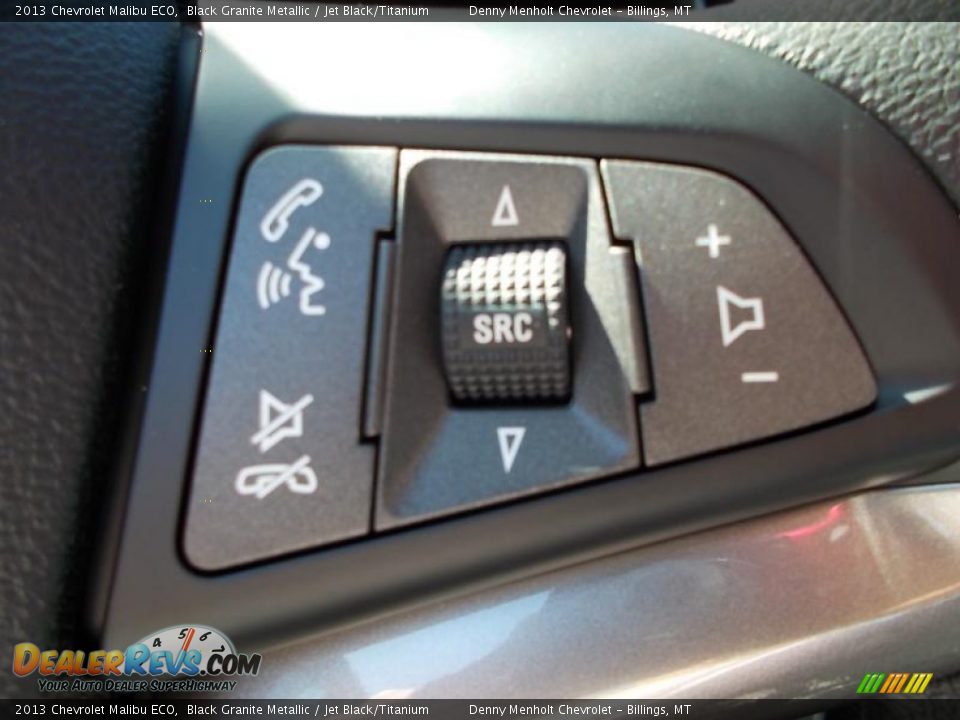 2013 Chevrolet Malibu ECO Black Granite Metallic / Jet Black/Titanium Photo #15