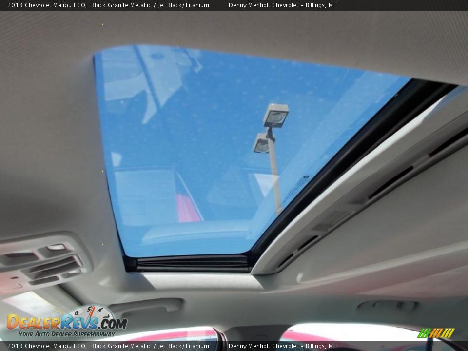 2013 Chevrolet Malibu ECO Black Granite Metallic / Jet Black/Titanium Photo #17