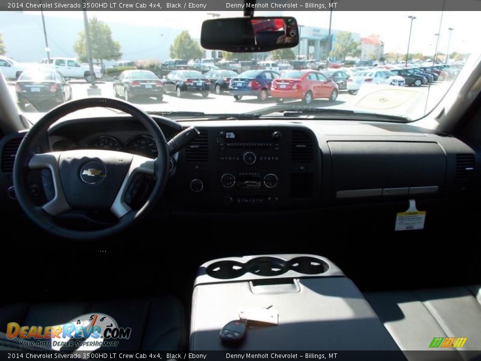 2014 Chevrolet Silverado 3500HD LT Crew Cab 4x4 Black / Ebony Photo #7